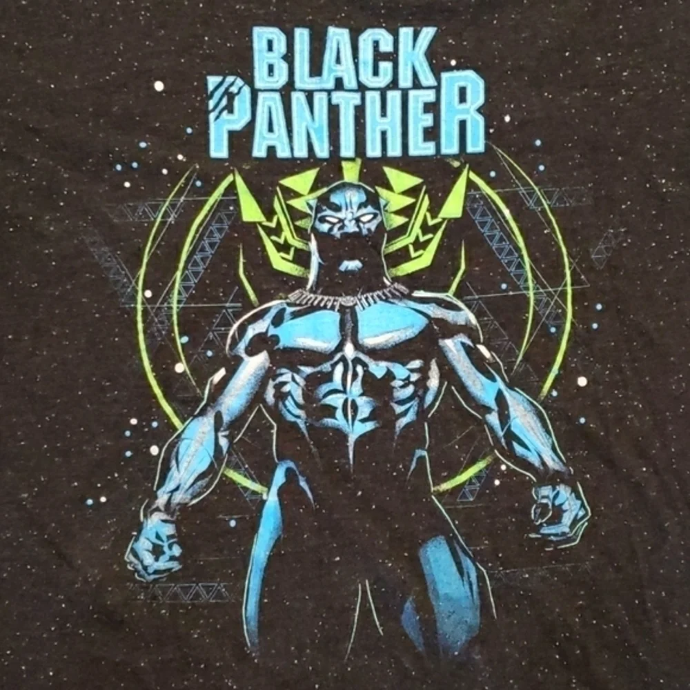 Marvel Black Panther T Shirt Size L